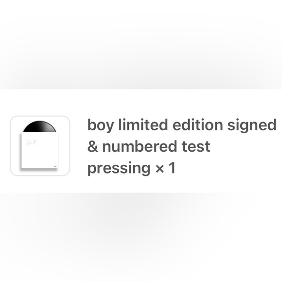 Luke Hemmings Boy Limited Edition Signed & Numbered Test Pressing Vinyl 384/750 - Picture 6 of 6
